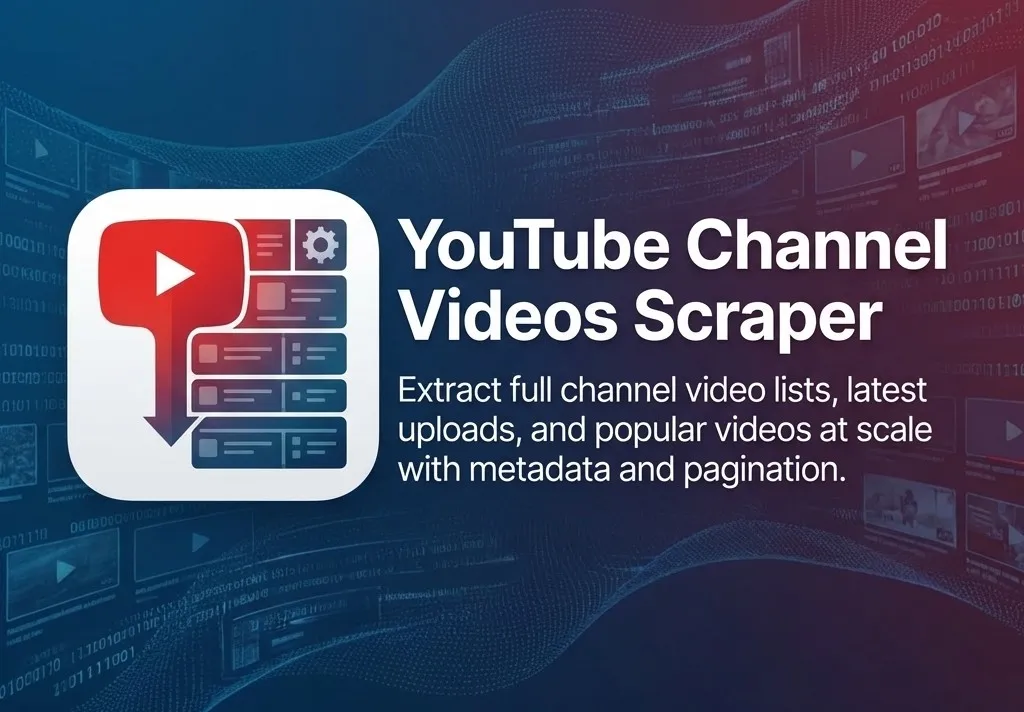 YouTube Channel Videos Scraper