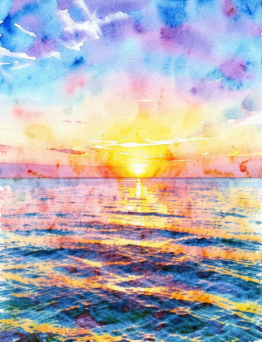 Watercolor painting from photo — FLUX.2 Klein image to image
