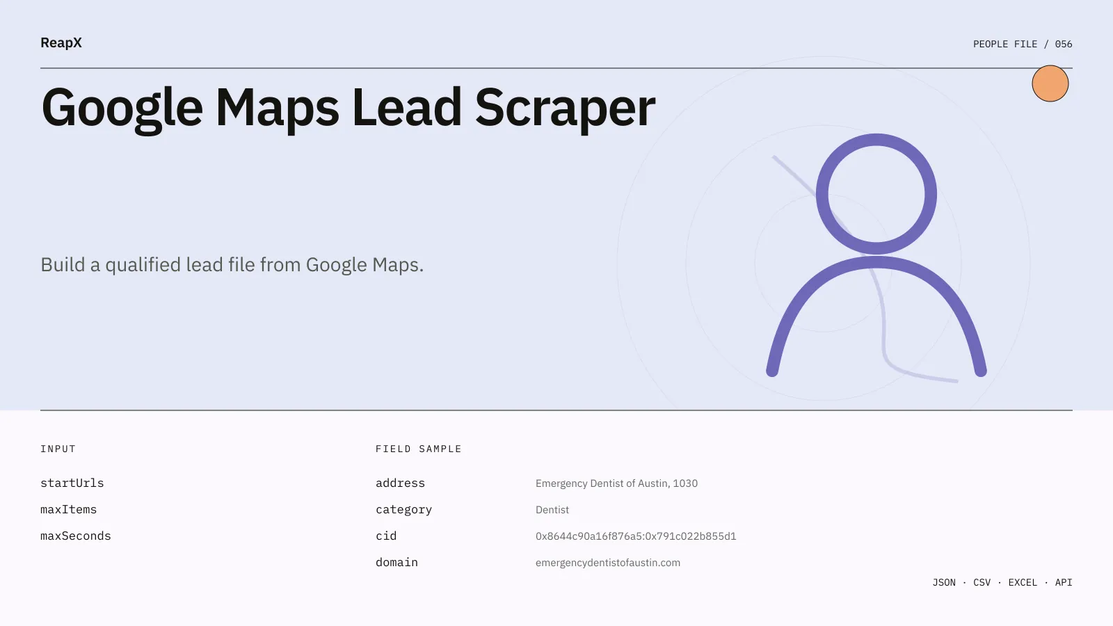 Google Maps Lead Scraper interface