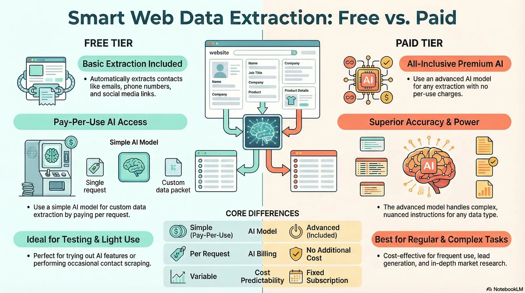 AI Contact Intelligence Extractor