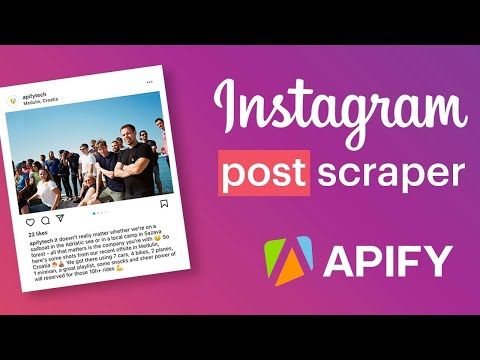 Apify - IG Post video