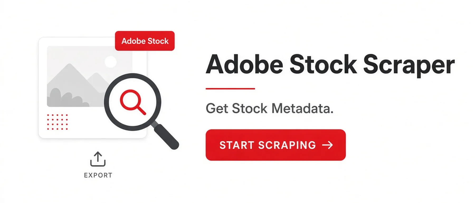 Adobe Stock Scraper CTA