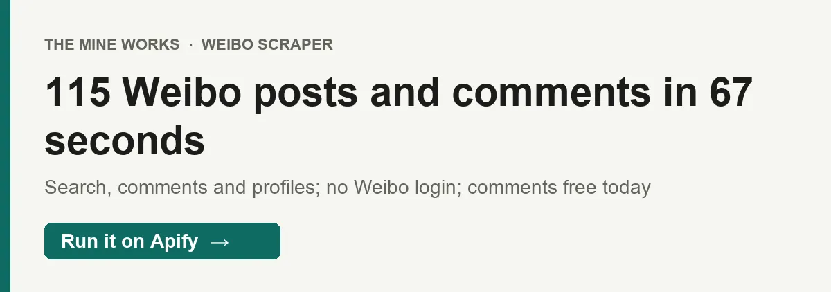 115 Weibo posts and comments in 67 seconds