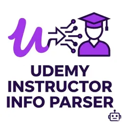 Udemy Instructor Info Parser Spider