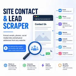 Site Contact & Lead Scraper