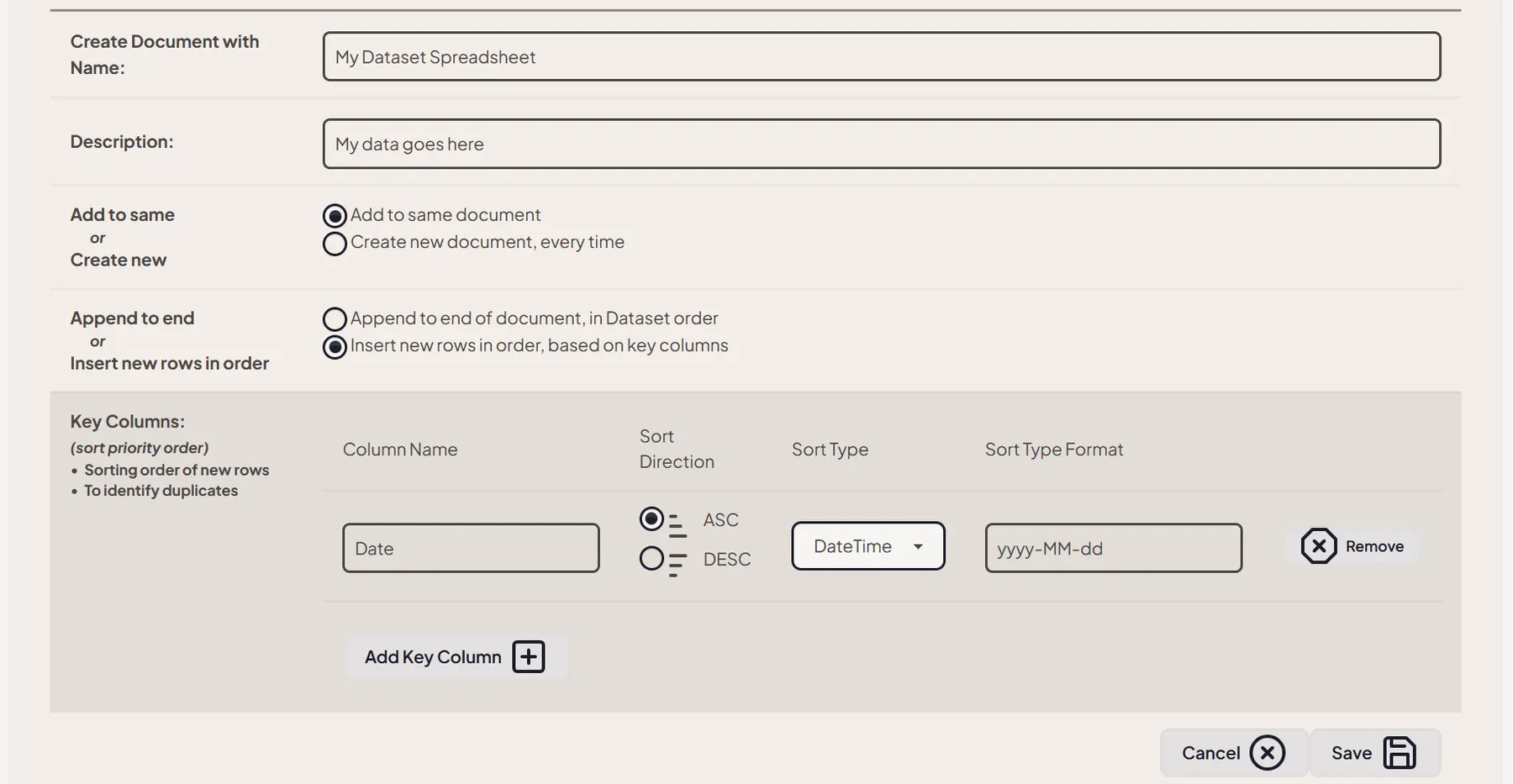 Create Integration