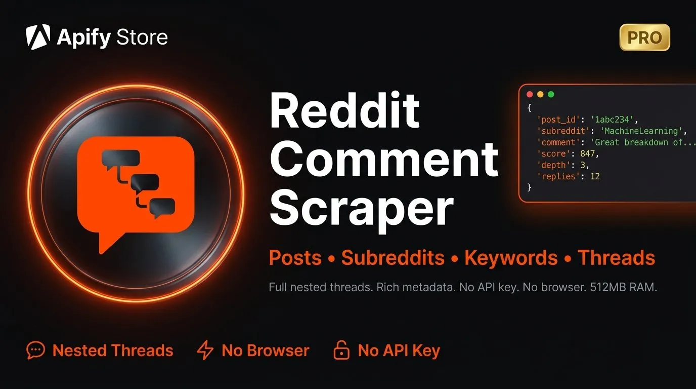 Reddit Comment Scraper