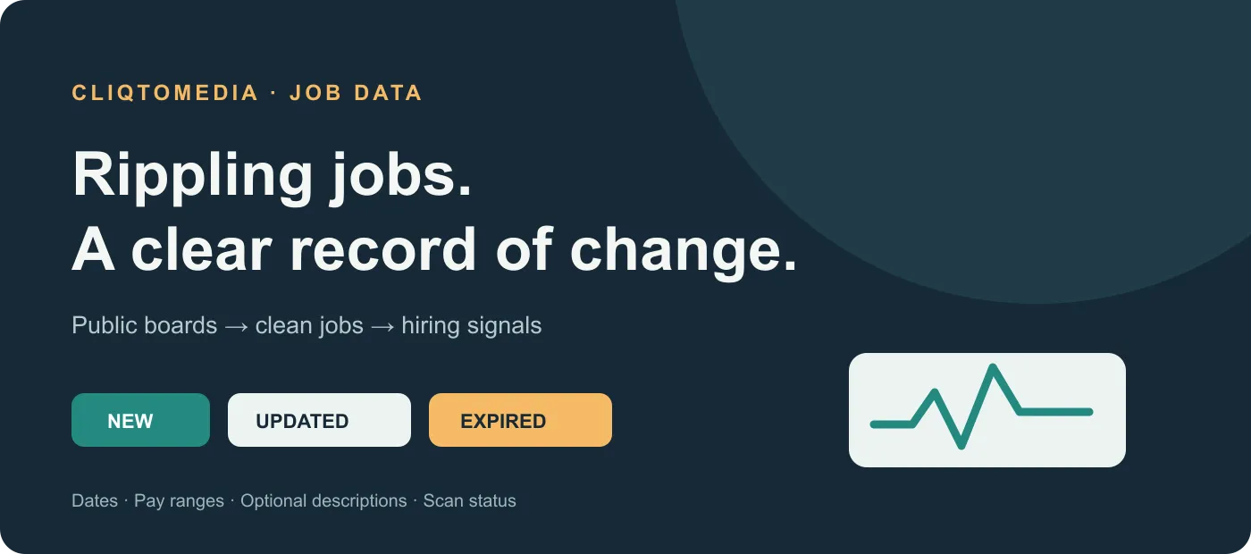 Public Rippling jobs and listing changes