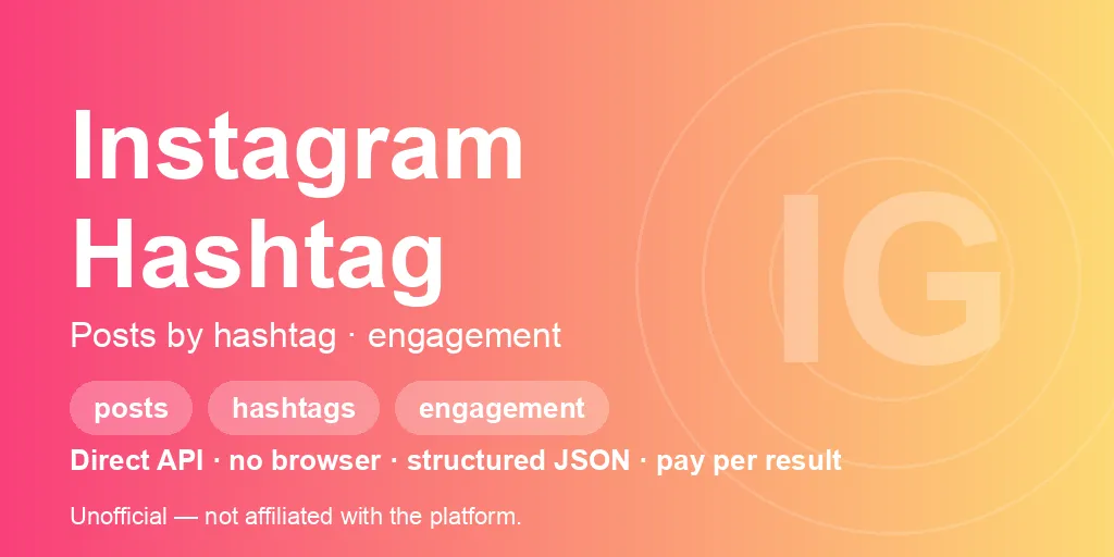 instagram-hashtag-scraper