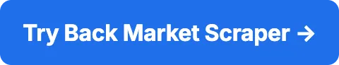 Try Back Market Electronics Scraper