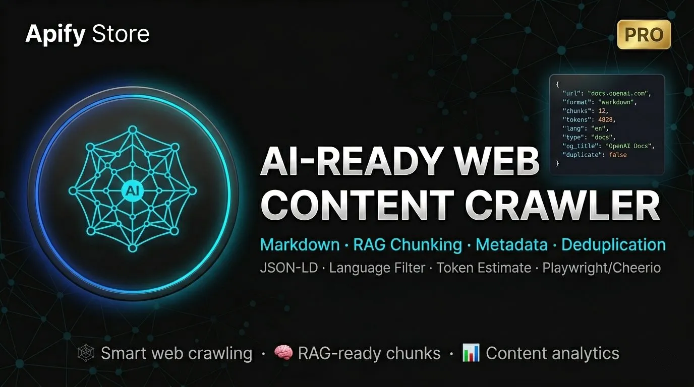 AI-Ready Web Content Crawler