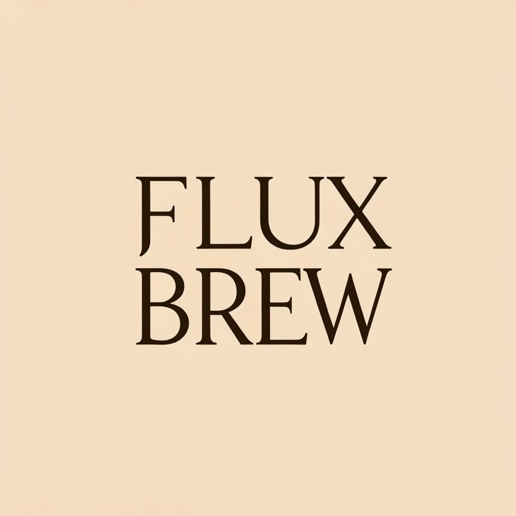 AI generated coffee shop logo with text — FLUX.2 Klein