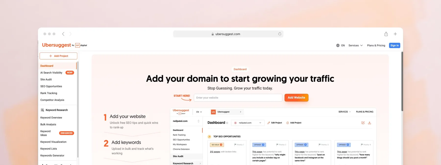Ubersuggest Scraper Cover Image