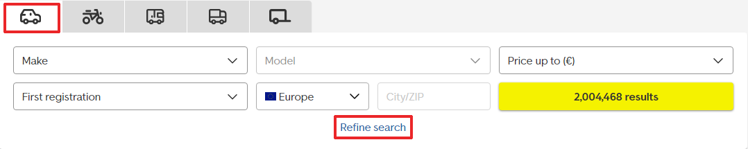 refine search