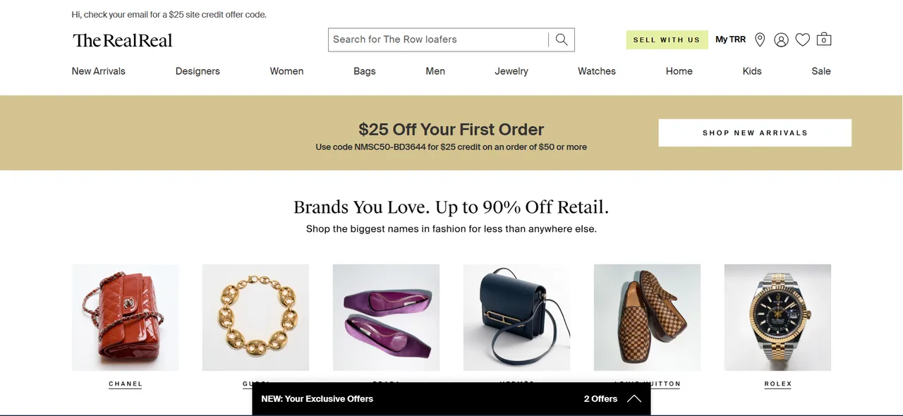 TheRealReal.com Scraper