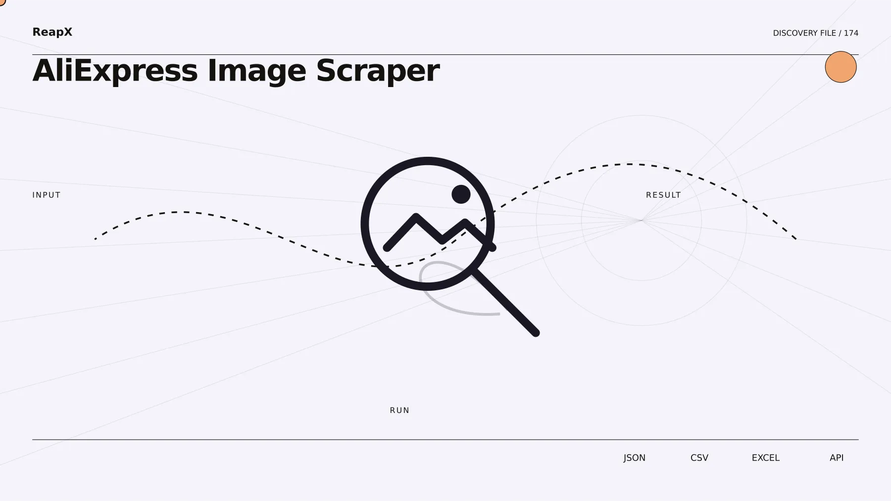 AliExpress Image Scraper input and result demonstration